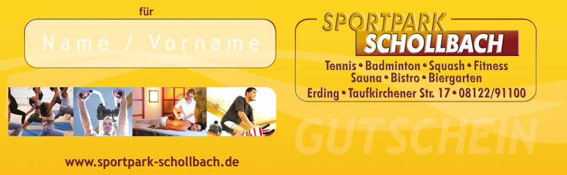 Corporate Design Sportpark Schollbach