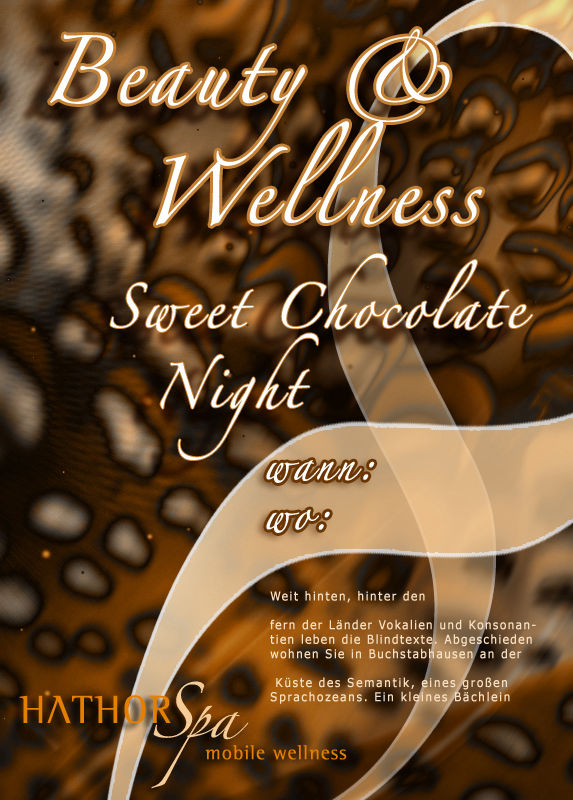 Einladungskarte - Hathor Wellness Events