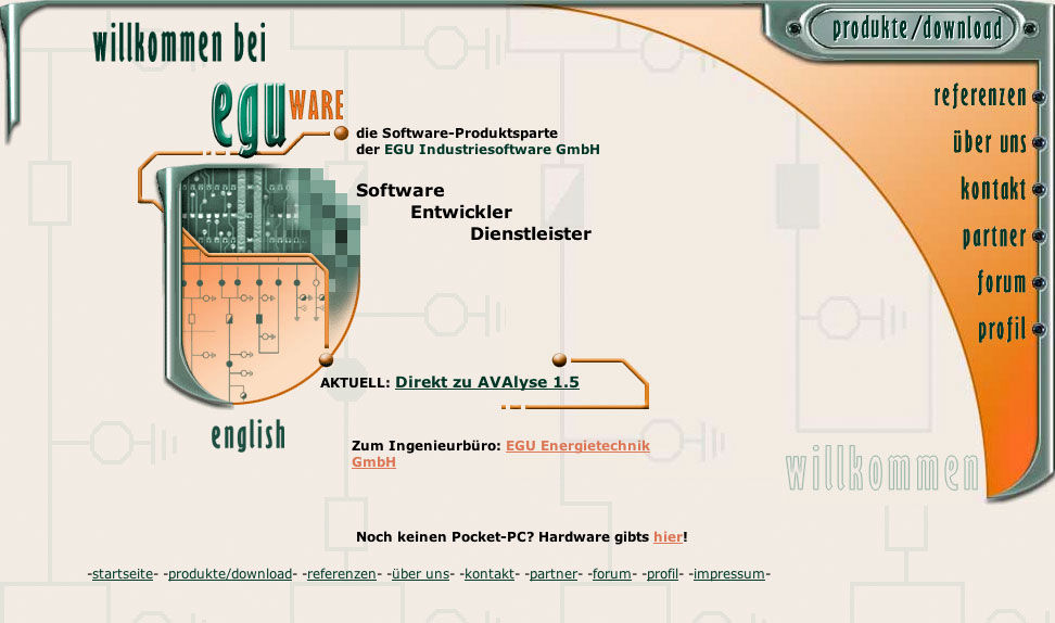 Netzseiten eguWARE