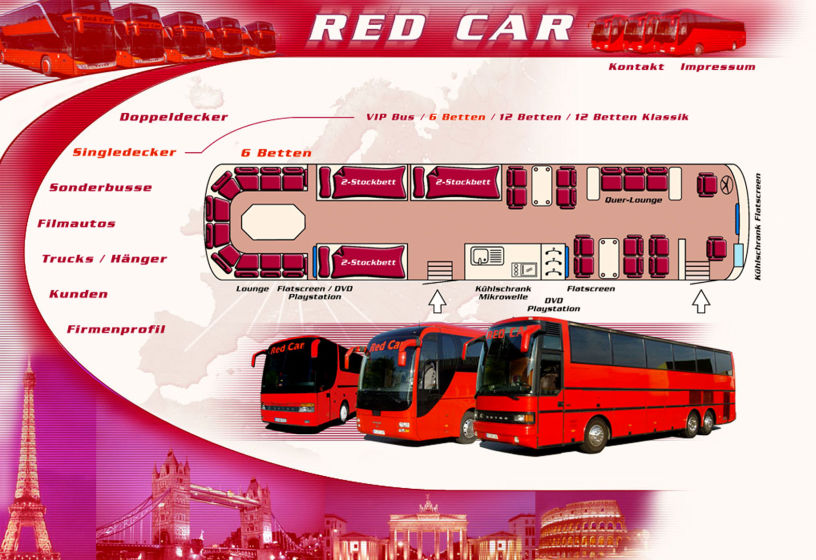 Netzseiten RED CAR