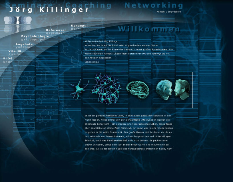 Netzseiten Jörg Killinger